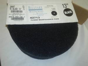 lot 444 image: Hillyard 13 buffing pads commercial quality.