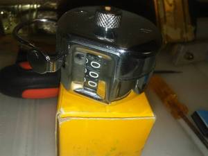 lot 448A image: Casket Cranks, tools, hardware & more Counter, Vintage Gillette razor
