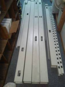 lot 456 image: ABS Fence Post covers and fence pieces. over $500 value
