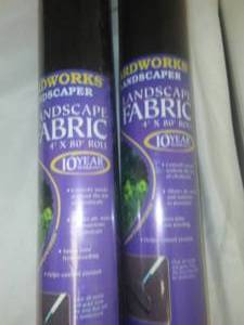 lot 465 image: 2 Landscape fabric rolls NEW 4  x  80