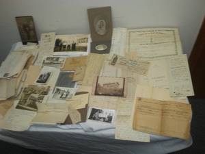 lot 486 image: Antique, Vintage,  advertising, photos, documents & more - 1877 document