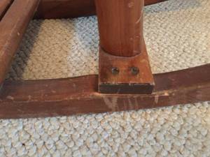 lot 46 image: Wooden Rocking Horse