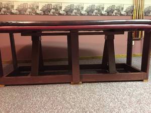 lot 56 image: Padded Poker Table
