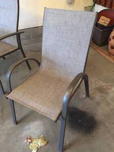 lot 62 image: Patio Table and Four Hampton Bay Chairs