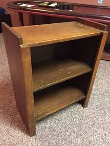 lot 66 image: Wooden Two Shelf Storage Unit