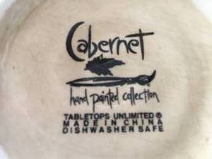 lot 70 image: Large Cabernet Dinnerware Lot
