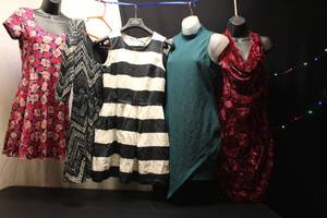 5 Dresses size M...