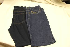 2 pair of jeans size 4 jr,...