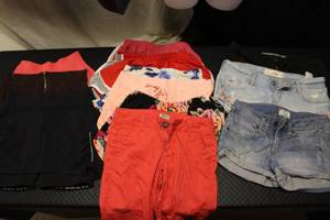 Assortment of 9 pair of shorts a...