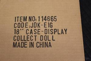 10 Doll Display cases NIB...