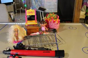 Big pile of toys. 2 kids jewelr...