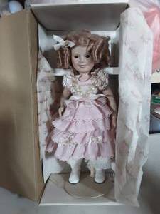 Shirley Temple-Dolls Of The Silver Screen Littlest Rebel With Box & Stand & No COA