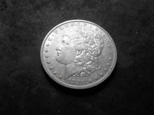 1880 O Morgan Silver Dollar Micro O