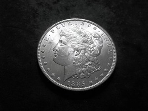 1885 Morgan Silver Dollar
