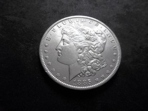1885 O Morgan Silver Dollar