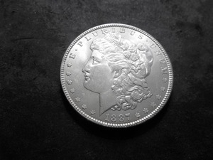 1887  Morgan Silver Dollar
