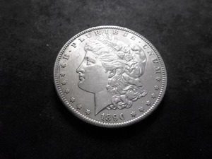 1890 S  Morgan Silver Dollar