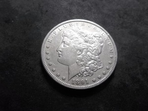 1891 S Morgan Silver Dollar