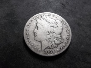 1898 S Morgan Silver Dollar