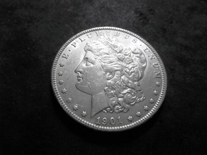 1901 O Morgan Silver Dollar
