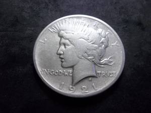 1921 Peace Silver Dollar High Relief