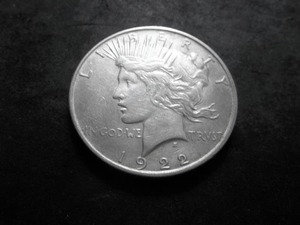 1922 D  Silver Peace Dollar