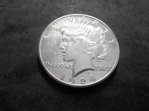 1924 S Peace Silver Dollar
