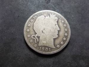 1901 Barber Half Dollar