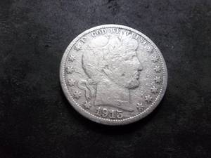 1915 S Barber Half Dollar