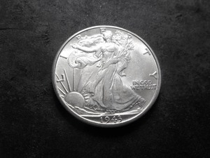 1943 D Walker Half Dollar