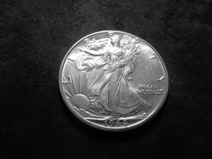 1944 D Walker Half Dollar