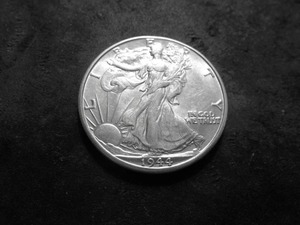 1944 D Walker Half Dollar