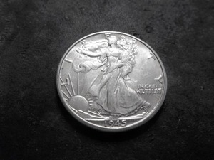 1945 D Walker Half Dollar