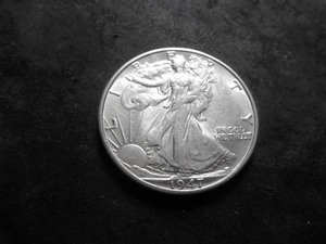 1947 D Walker Half Dollar