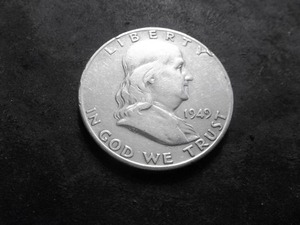 1949 S Franklin Half Dollar