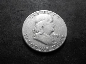 1951 Franklin Half Dollar