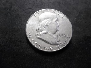 1952 D Franklin Half Dollar