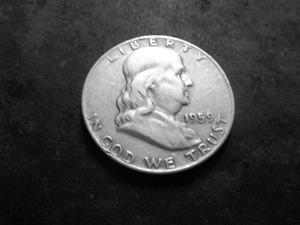 1959 Franklin Half Dollar