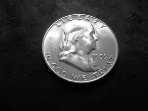1959 D Franklin Half Dollar
