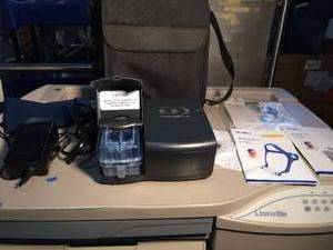 lot 23 image: MSRP $1000&nbspRespironics REMstarPlus M Series With A-Flex Self Adjusting Pressure CPAP Machine, Humidifier, and Smart Card &amp Travel Case Good Working Condition