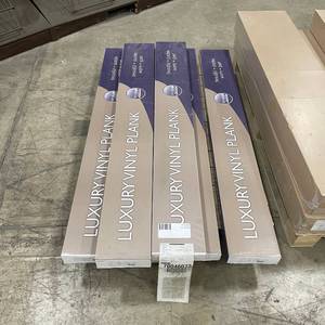 lot 603 image: 165 SF Shaw Highland Plank Atmosphere LVP Flooring - Floating Click