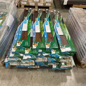 lot 606 image: 480 SF Surrey Gotham Plank LVP Flooring - Floating Click