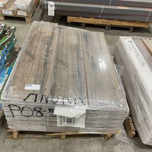 lot 607 image: 287 SF Shaw Landmark Peavey Grey Laminate Flooring