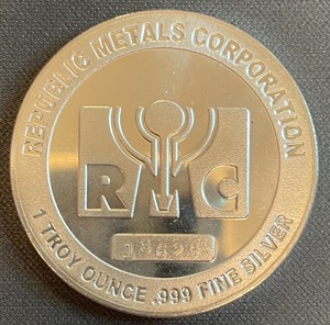 1 Troy Ounce .999 RC Silver Round
