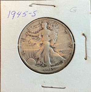 1945-S Walking Liberty Half Dollar