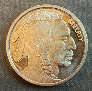 1 Troy Ounce .999 Native American Silver Round