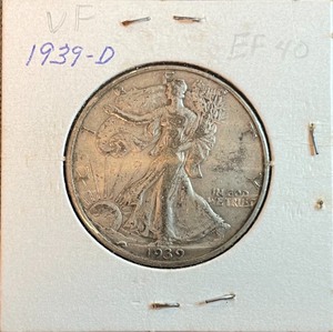 1939-D Walking Liberty Half Dollar