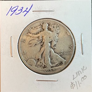 1934 Walking Liberty Half Dollar