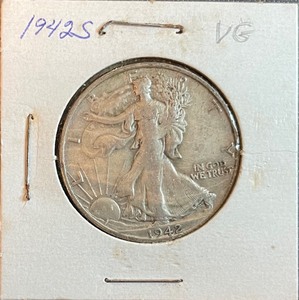 1942-S Walking Liberty Half Dollar