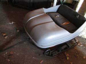 lot 58 image: Pull behimd snow mobile sled...
